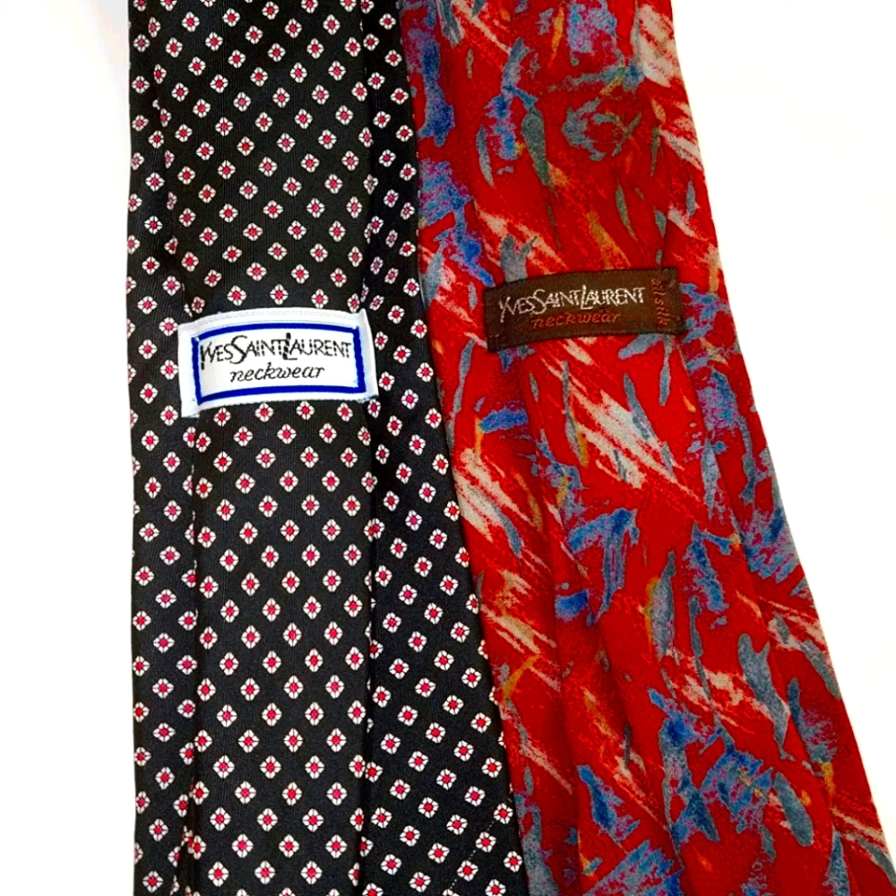 Yves Saint Laurent Pair of Ties